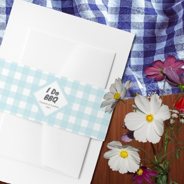 Cintas Para Invitaciones I Do BBQ (Subido por el creador)