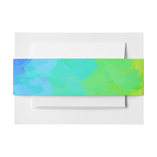 Cintas Para Invitaciones Icación del arcoiris (Anverso Ejemplo)