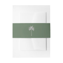Ilustración de boda de palmera moderna elegante