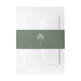 Cintas Para Invitaciones Ilustración de boda de palmera moderna elegante