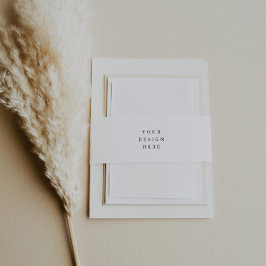 Cintas Para Invitaciones Impresión de banda de banda de invitación