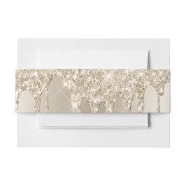 Cintas Para Invitaciones Invitación a la boda de un Purpurina de champagne