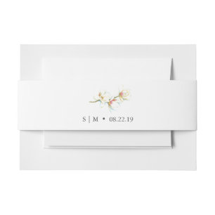Cintas Para Invitaciones Invitación a la boda floral