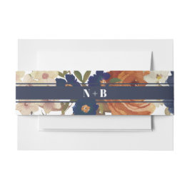 Cintas Para Invitaciones Invitación a la boda floral de color acuarela mono