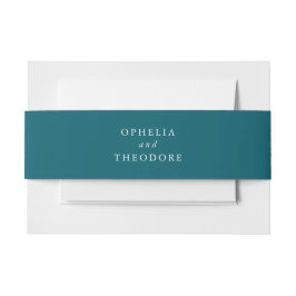 Cintas Para Invitaciones Invitación a la elegante boda verde azul verde azu