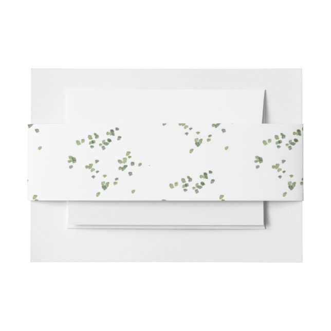 Cintas Para Invitaciones Invitación a un tema sobre el bosque verde (Anverso Ejemplo)