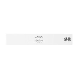 Cintas Para Invitaciones Invitación Banda de vientre una elegante boda.