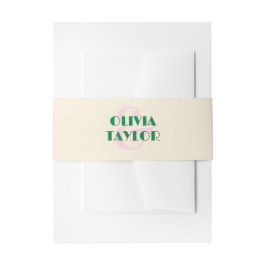 Cintas Para Invitaciones Invitación de boda a rayas retro moderna