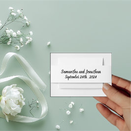 Cintas Para Invitaciones Invitación de Boda de Delicadas Hojas de Primavera