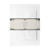 Invitación de boda de fantasía gótica del Reino Os