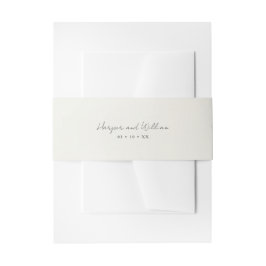 Cintas Para Invitaciones invitación de boda fuera de blanco