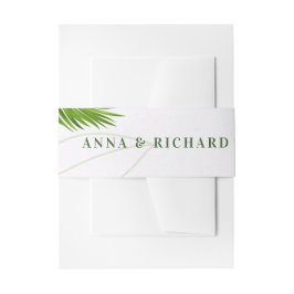 Cintas Para Invitaciones Invitación de Boda Tropical Romántica