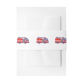 Cintas Para Invitaciones Invitación de las bandas de bomberos