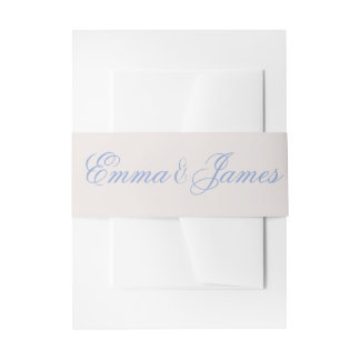 Cintas Para Invitaciones Invitación Romántica (color sonrosado)