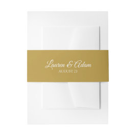 Cintas Para Invitaciones Invitaciones de boda con bandas / envolturas para 
