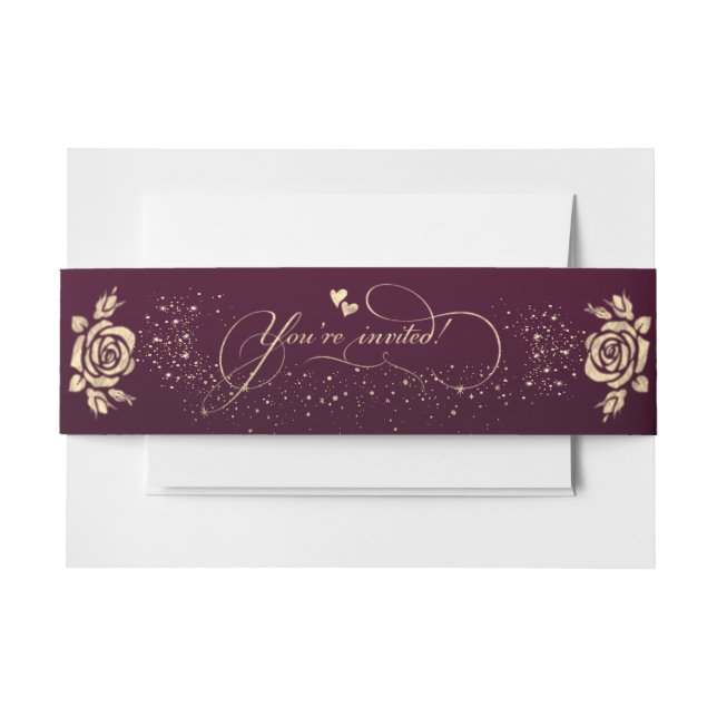 Cintas para invitaciones invitado (Anverso Ejemplo)