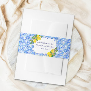 Cintas Para Invitaciones Italian Style Themed Mediterranean Tiles Wedding