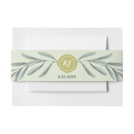 Cintas Para Invitaciones Jardín de Olivos Toscanos