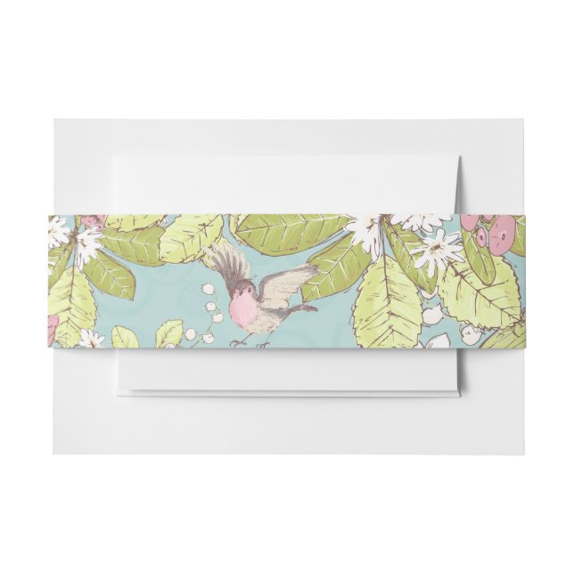 Cintas Para Invitaciones Jardín secreto (Anverso Ejemplo)