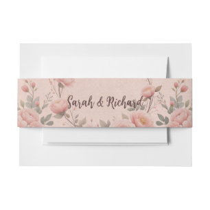 Cintas Para Invitaciones Jardín Secreto Romántico Melocotón