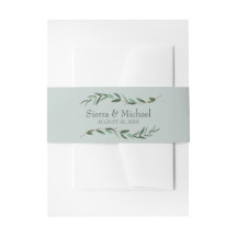 Joyful Modern Green Boda Botánico