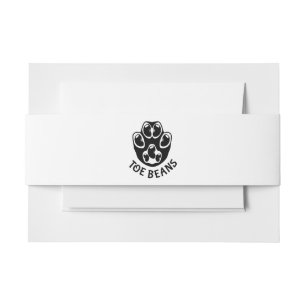 Cintas Para Invitaciones Judías - Judías negras