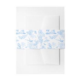 Cintas Para Invitaciones Jungle Preppy Toile de Chinoiserie