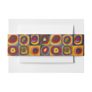 Cintas Para Invitaciones Kandinsky Farbstudie Quadrate Colourful Squares