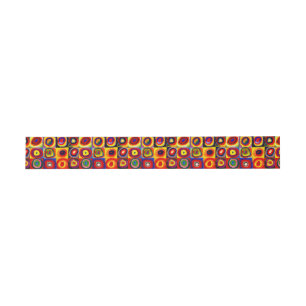 Cintas Para Invitaciones Kandinsky Farbstudie Quadrate Squares Círculos Art