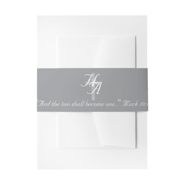 Cintas Para Invitaciones La Boda de Plata Católica Refinada (Anverso Ejemplo)