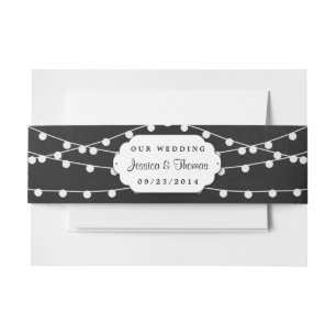 Cintas Para Invitaciones La Cadena Se Ilumina En La Colección Boda Chalkboa