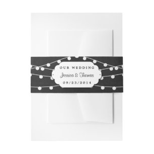 Cintas Para Invitaciones La Cadena Se Ilumina En La Colección Boda Chalkboa