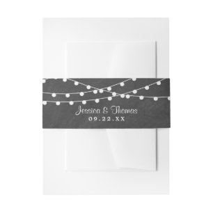 Cintas Para Invitaciones La Cadena Se Ilumina En La Colección Boda Chalkboa