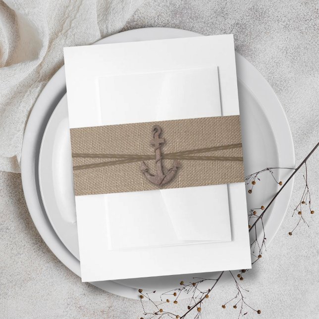 Cintas Para Invitaciones La colección de Bodas de ancla náutica rusa (Subido por el creador)