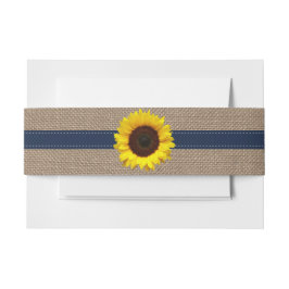 Cintas Para Invitaciones La colección de Bodas de girasol ruso - Armada