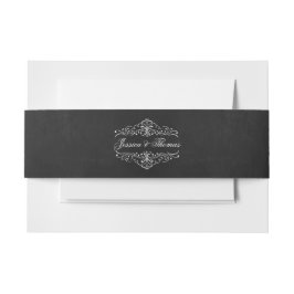 Cintas Para Invitaciones La colección de Bodas Ornate Chalkboard