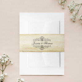 Cintas Para Invitaciones La colección Ornate Flourish Vintage Wedding