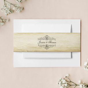Cintas Para Invitaciones La colección Ornate Flourish Vintage Wedding
