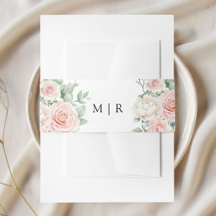 Cintas Para Invitaciones La elegante boda de Rubor Roses Rosa