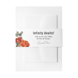 Cintas Para Invitaciones ¡La infinidad espera! Colección de elegancia de ro