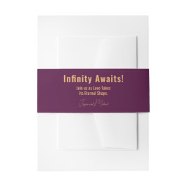 Cintas Para Invitaciones ¡La infinitud espera! Elegancia Celestial Sinfonía