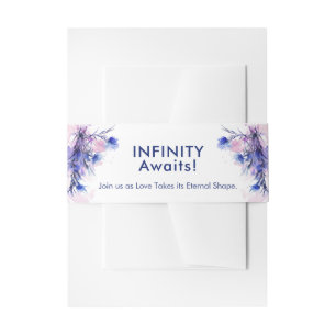 Cintas Para Invitaciones 💍¡La infinitud espera! Ensueño de aciano 