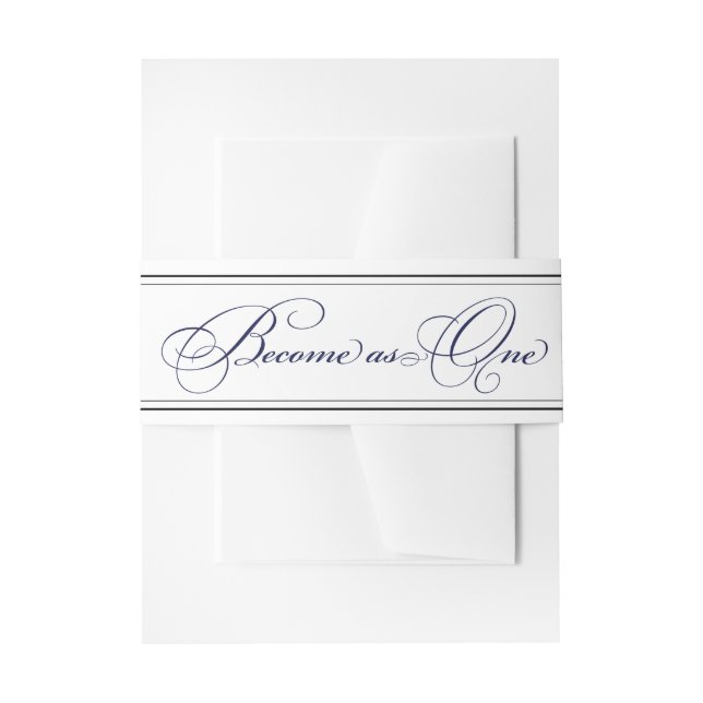 Cintas Para Invitaciones La Marina se convierte en una banda de Belly Bodas (Anverso Ejemplo)