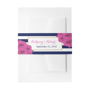 Cintas Para Invitaciones La Moda Moderna Colección Boda Luxe Roses Rosa