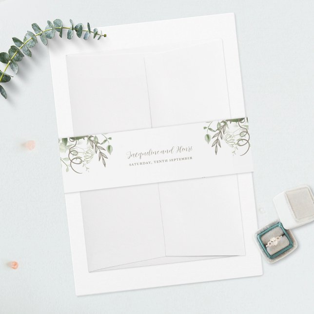 Cintas Para Invitaciones La vegetación tropical deja vides (Subido por el creador)