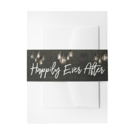 Cintas Para Invitaciones Ladrillos Oscuros Geniales Luces Edison Felices Po
