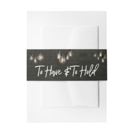 Cintas Para Invitaciones Ladrillos oscuros geniales Luces Edison para tener