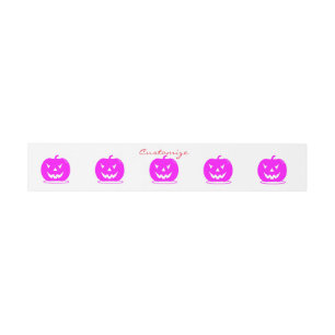 Cintas Para Invitaciones Ladrón rosado de Halloween