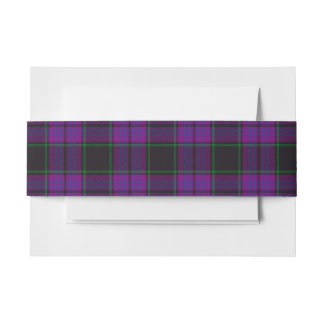 Cintas Para Invitaciones Laird Scottish Tartan Belly Band
