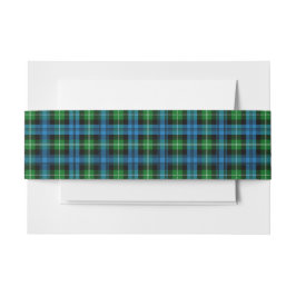 Cintas Para Invitaciones Lamont Scottish Tartan Belly Band
